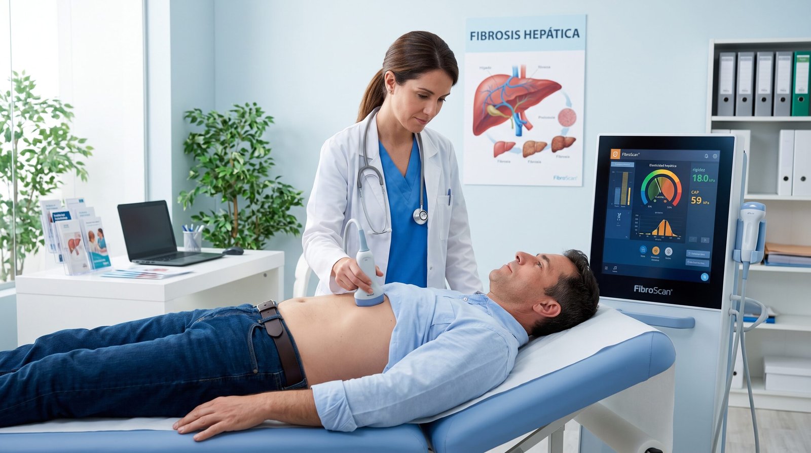 FibroScan en Cartagena para evaluación de fibrosis hepática
